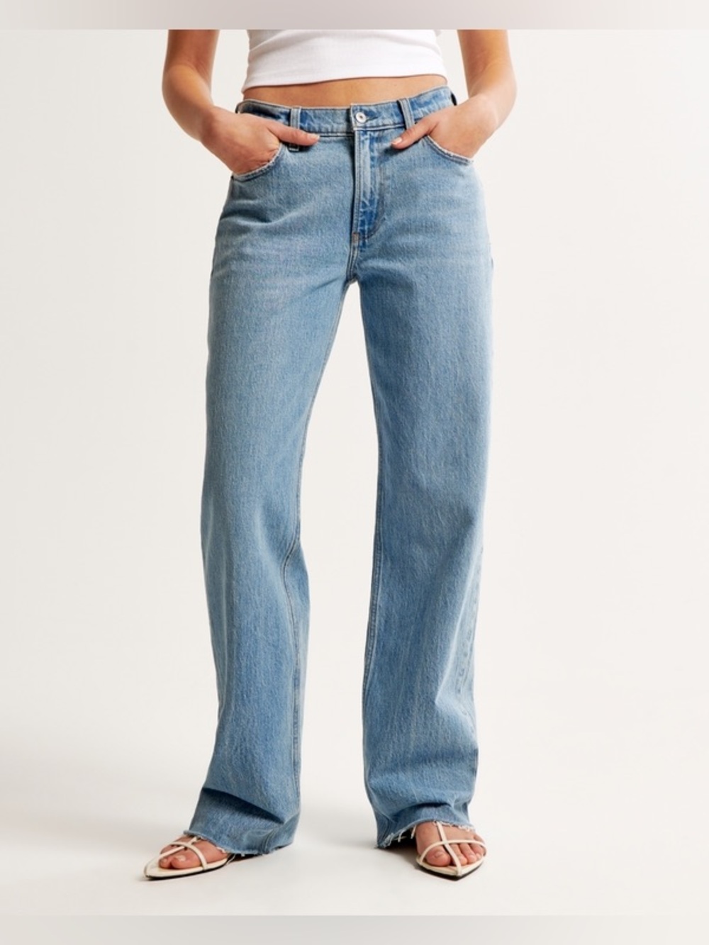 Abercrombie & Fitch Low Rise Baggy Jeans NWT - Picture 5 of 14